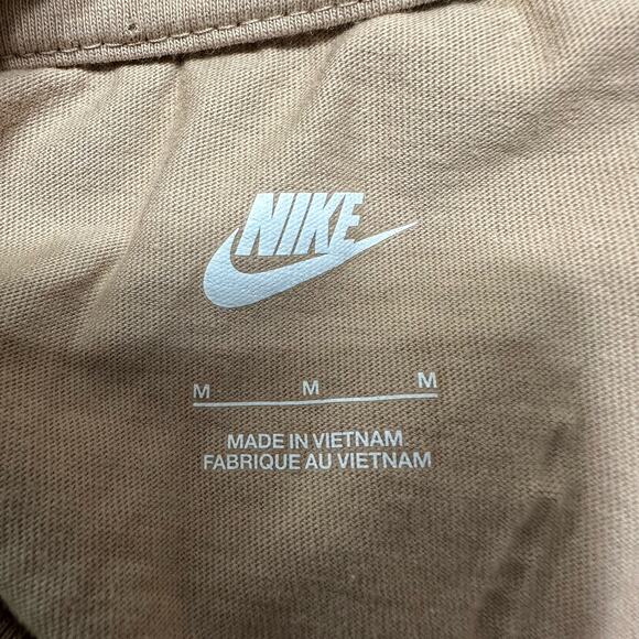 Nike Max 90 Standard T Shirt Tan Mens Size M 100% Cotton Soft Relaxed Fit Sports - Picture 2 of 10